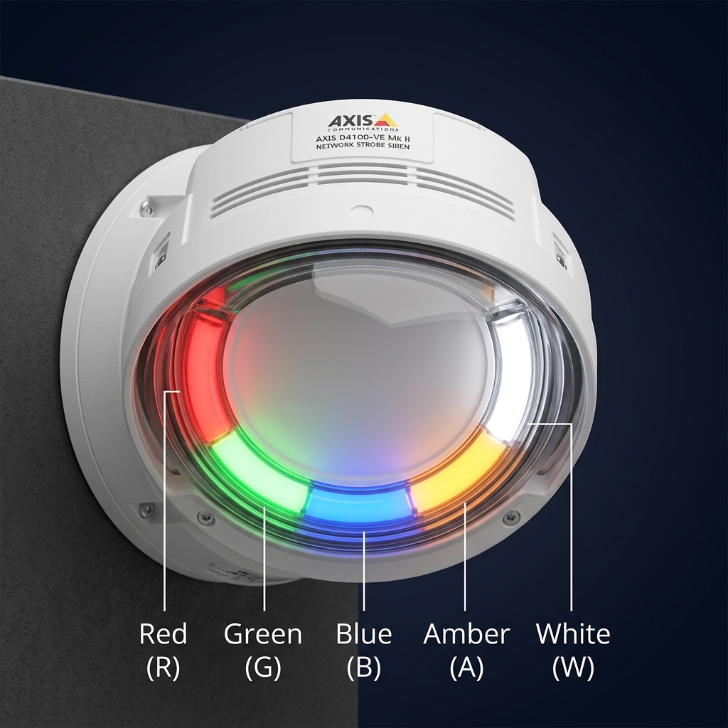 AXIS D4100-VE Mk II LED Status Colors
