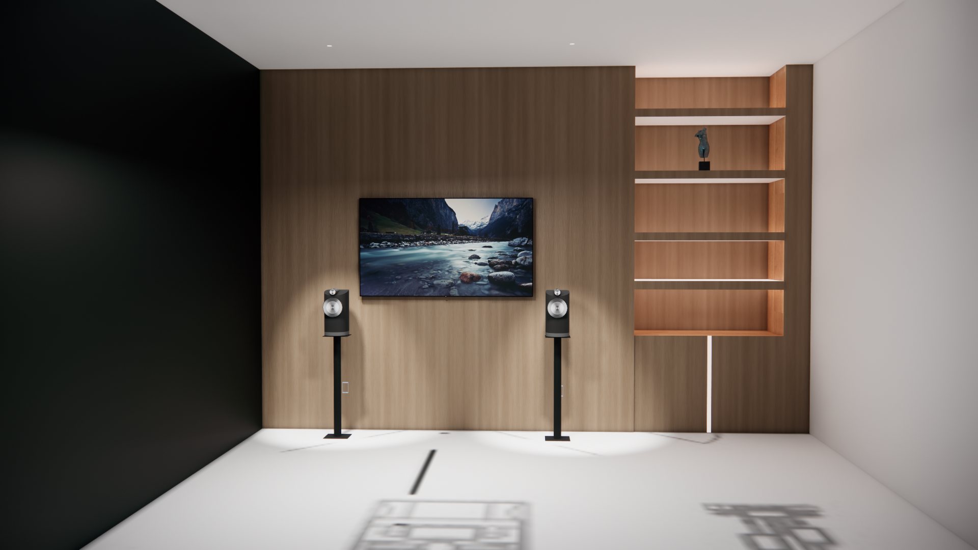 Pre-wire phase with EMT conduit routing for AV infrastructure