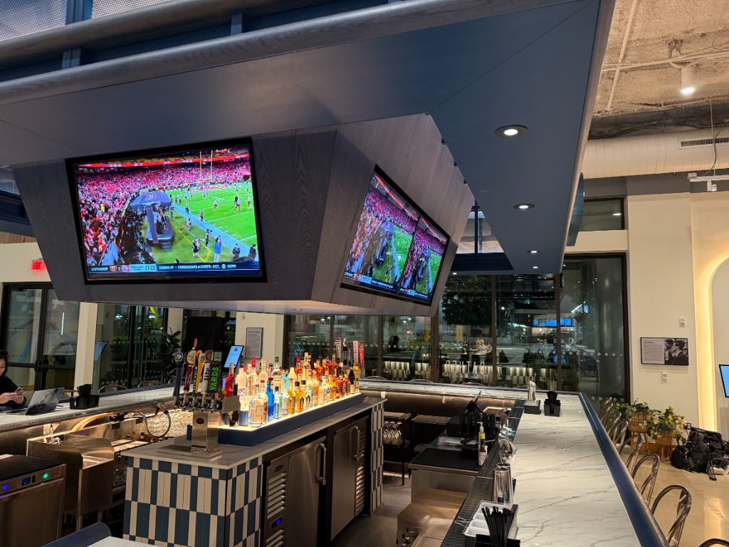 Commercial Sports Bar AV Integration