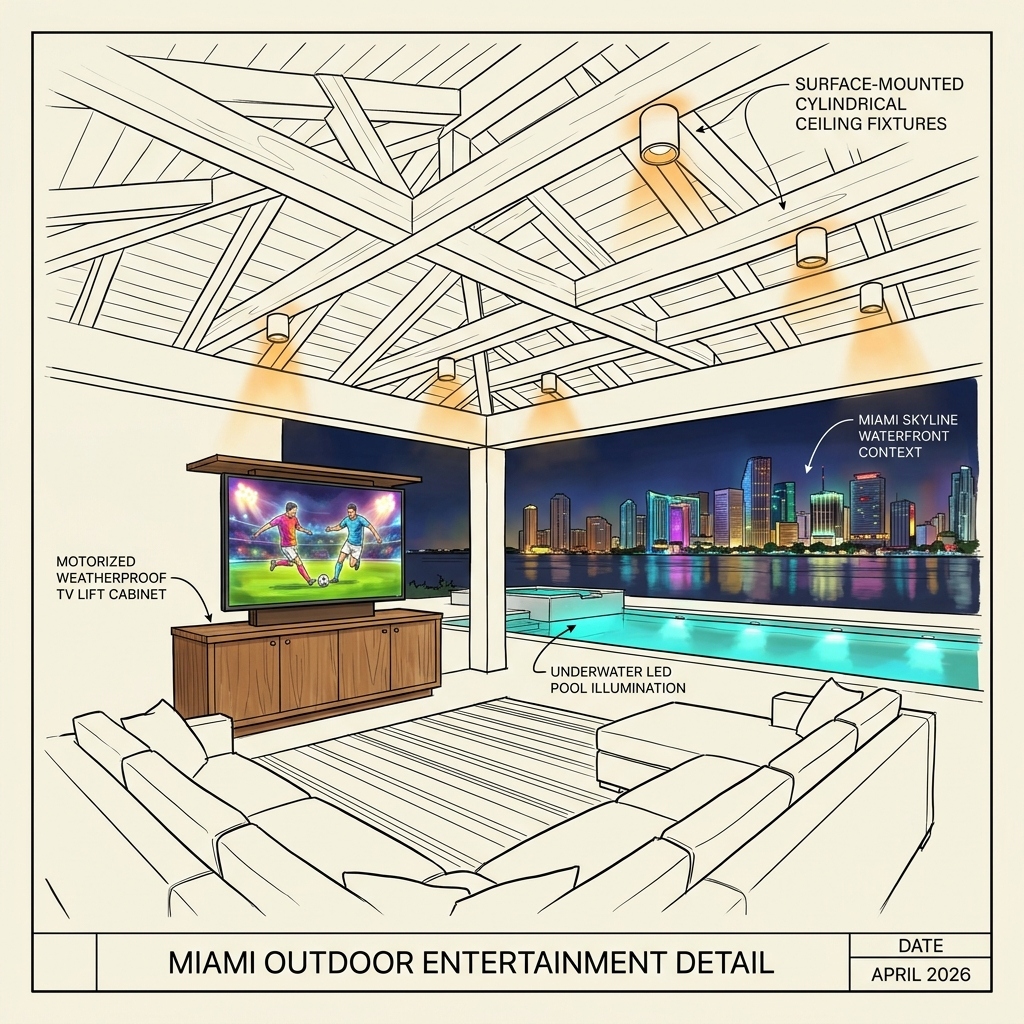 Miami Outdoor Entertainment Technical Sketch