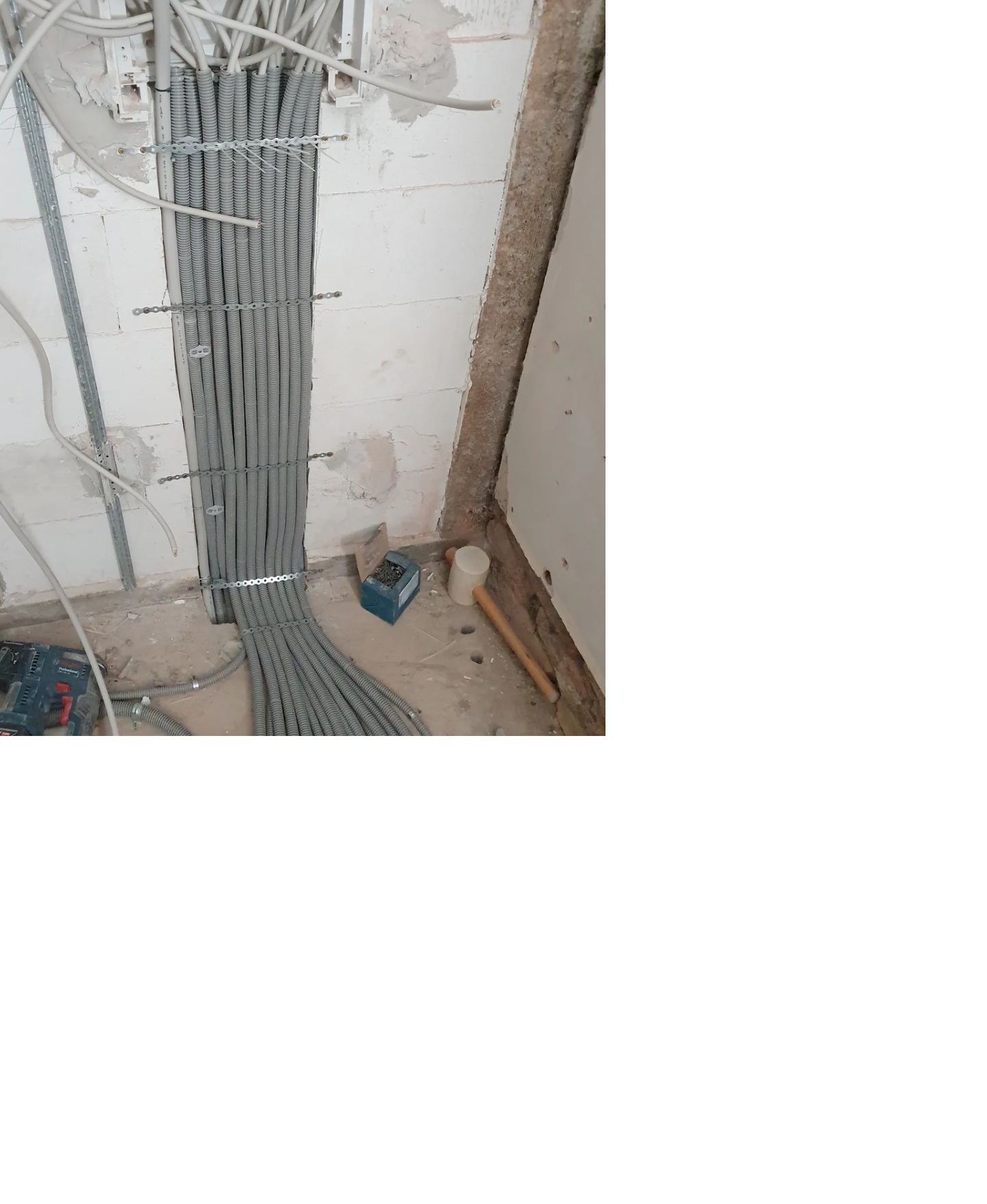 EMT conduit routing � coordinated rough-in